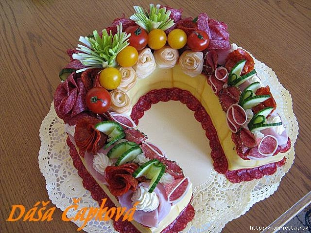 Pastel salado de Navidad.  Herradura (37) (640x480, 213Kb)