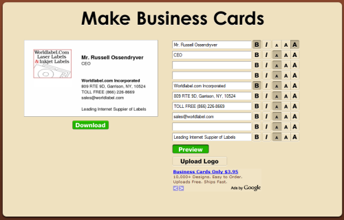 Business card | Worldlabel Blog