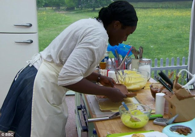 Winning design: Kimberley pulled out all the stops to impress with her offering