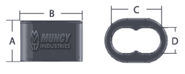 Two Piece Stainless Steel Duplex Sleeves Muncy Industries