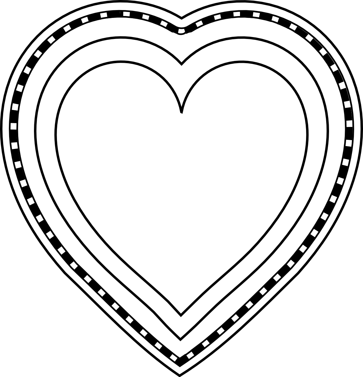 heart shapes to print clipart best