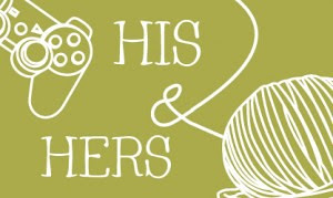 His & Hers podcast button