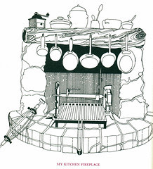 olney's fireplace