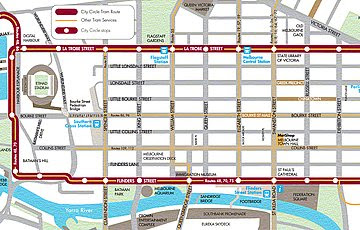 city circle tram map Getting Around Melbourne Melbourne Travel Guide city circle tram map