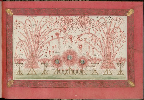 Projet du feu d'artifice tiré à Versailles en présence de sa majesté Louis XV, le 15 mai 1771, à l'occasion du mariage de Monseigneur le comte de Provence et de Marie-Joséphine de Savoie