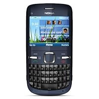 Nokia C3-00 Unlocked Cell Phone with QWERTY, Dedicated E-mail Key, 2 MP Camera, Media Player, WLAN, and MicroSD Slot