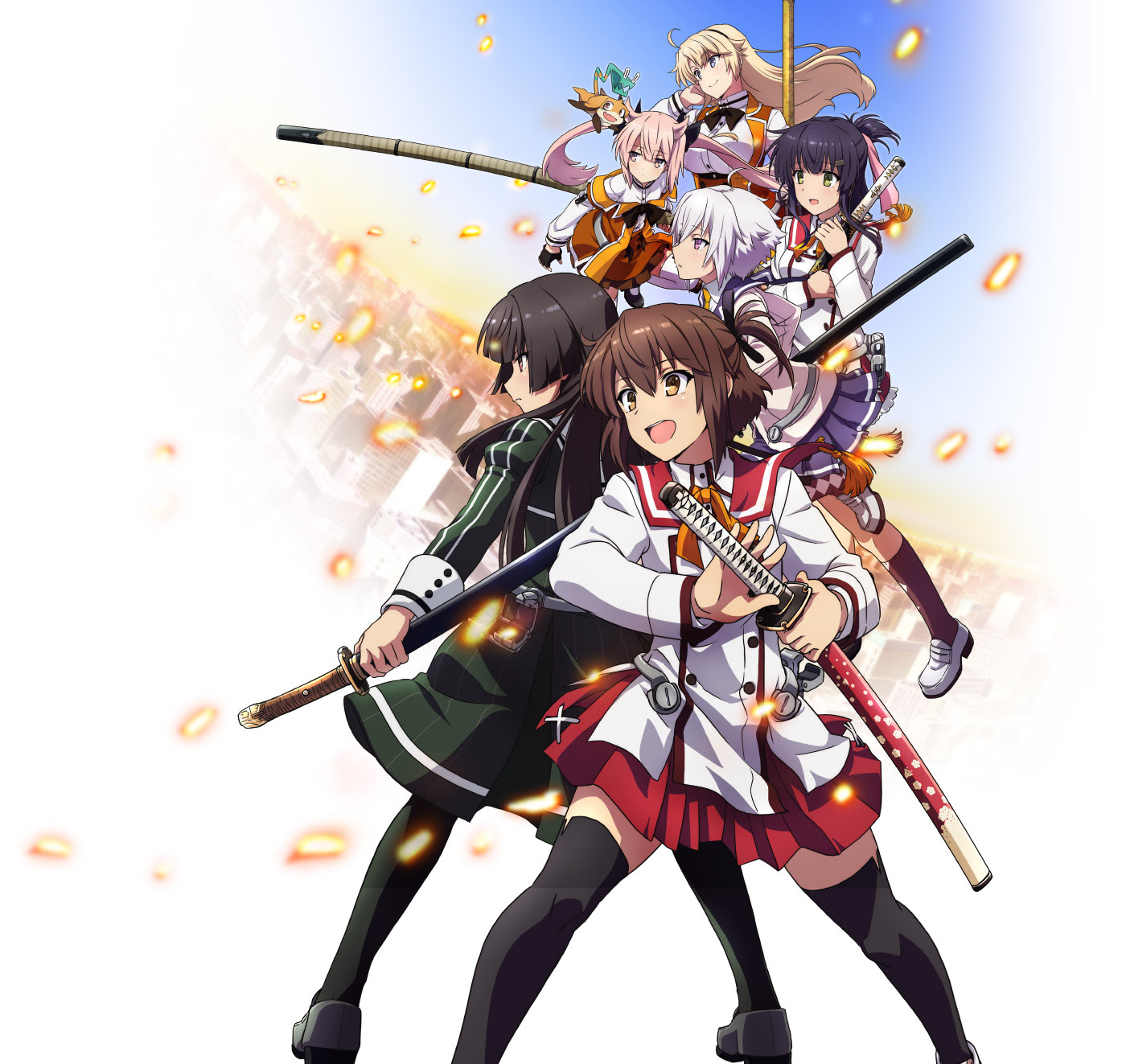 18年冬アニメ 刀使ノ巫女 キャラクタービジュアル マンガペディア