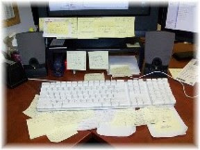 Post-it note reminders