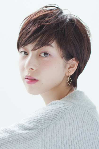 丸みを残したマニッシュショート ヘアスタイル 神宮前 原宿の美容室 Marco マルコ