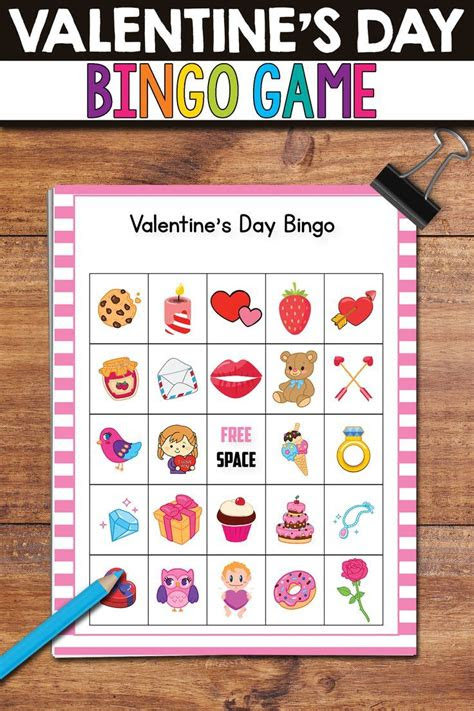  valentines day bingo preschool games valentines day activities