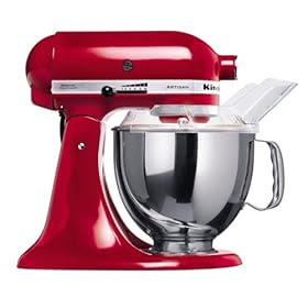 Kitchenaid Artisan 5KSM150PSEER Robot da Cucina, colore: Rosso Imperiale