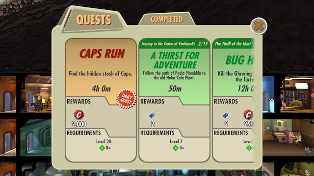 Fallout Shelter Quests