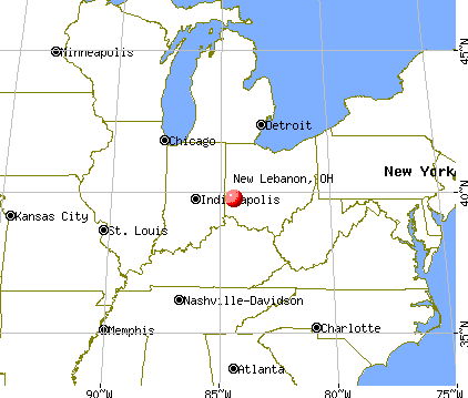 New Lebanon Ohio Map New Lebanon, Ohio (OH 45345) profile: population, maps, real 