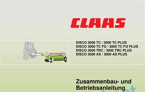 Pdf Download CLAAS DISCO 3000 TC MANUAL Read E-Book Online PDF