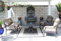 Hot Sale Heritage Outdoor Living Flamingo Cast Aluminum 5pc Outdoor Patio Deep Seating Set - Antique Bronze
