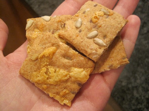 Sunflower Cheddar Crackers