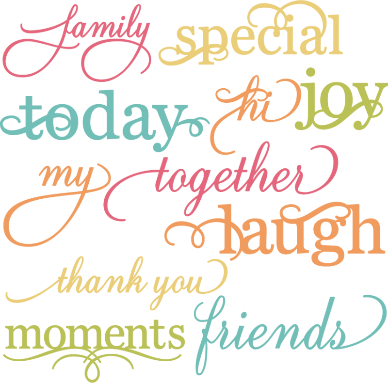 Download Pretty Words 2 SVG cut files for scrapbooking words svg ...