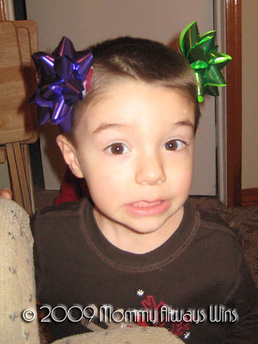 crazy bow head