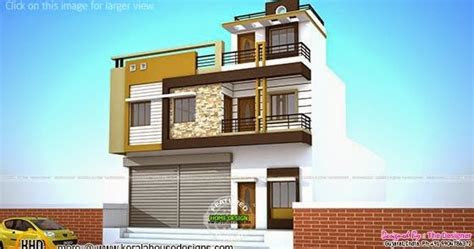 You'll want to view our coll. 2 house plans with shops on ground floor - Kerala home