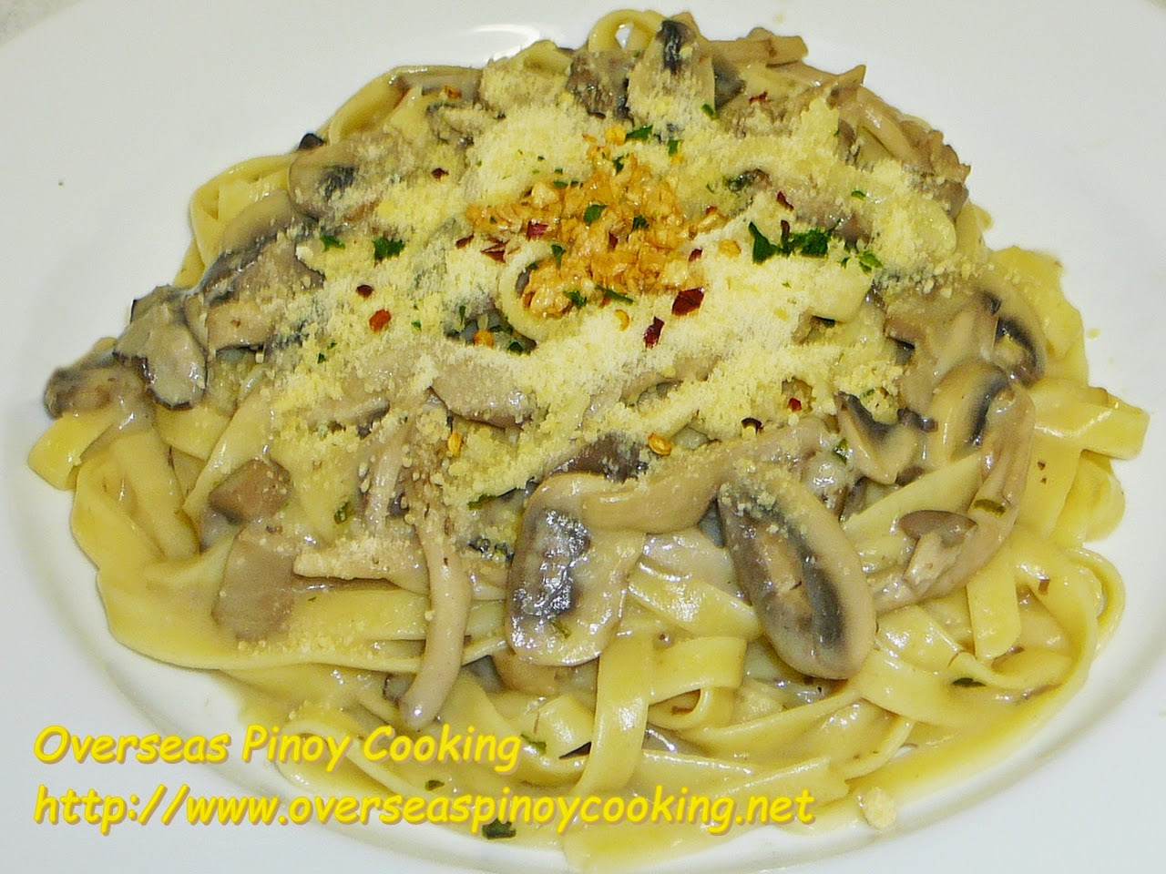 Fettuccine with Mixed Mushroom