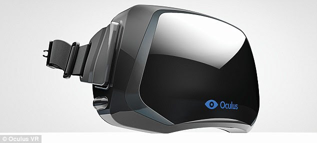 Samsung was one of the first major companies to launch a smartwatch, after Sony, and is among the pioneers of the curved TV screen industry. Samsung could be hoping to steal a charge against its rivals, including Facebook's Oculus Rift, pictured, and be the first to sell its virtual reality headset to customers