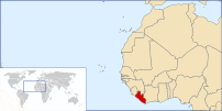 Liberia Location