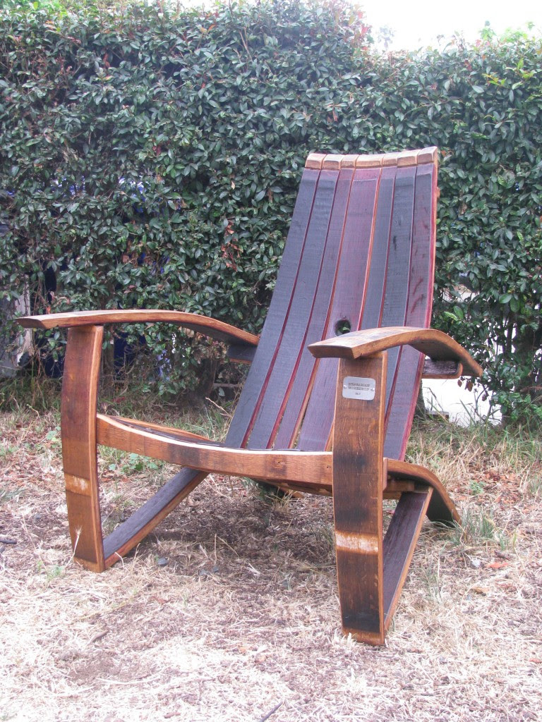 Wine and Whiskey Barrel Chairs are a great hit in San ...