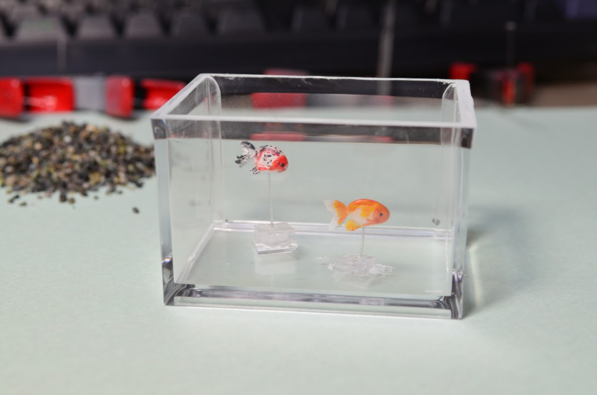 ミニチュア水槽 その１ こんなものを作り出しました ５１歳からのプラモデル再開日記