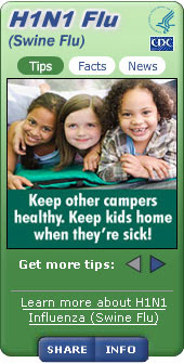 H1N1 (Swine Flu) Widget. Flash Player 9 is required.