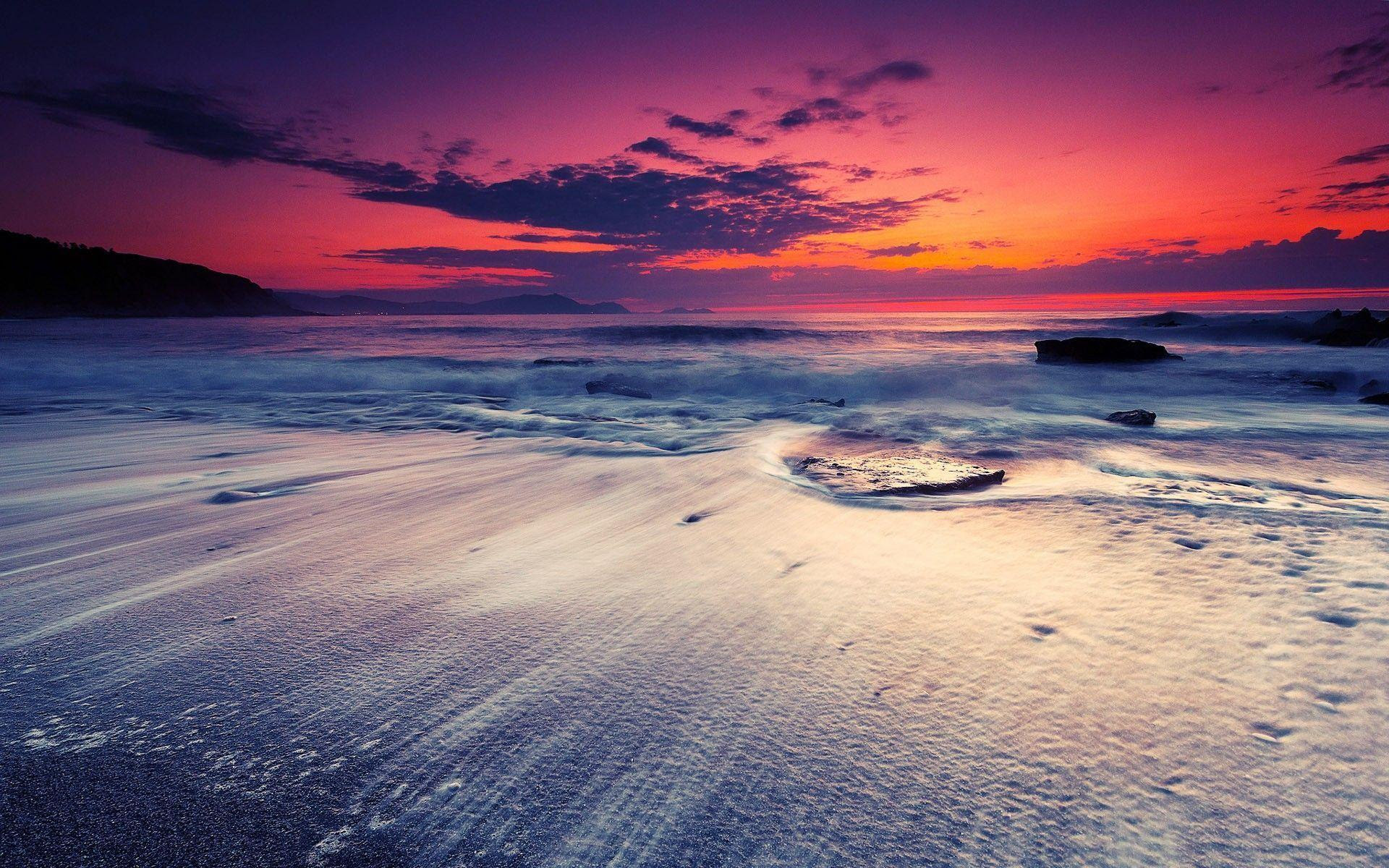 Beach Sunset Desktop Wallpapers - Wallpaper Cave