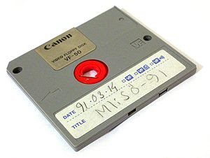 Video Floppy Disk from Canon.