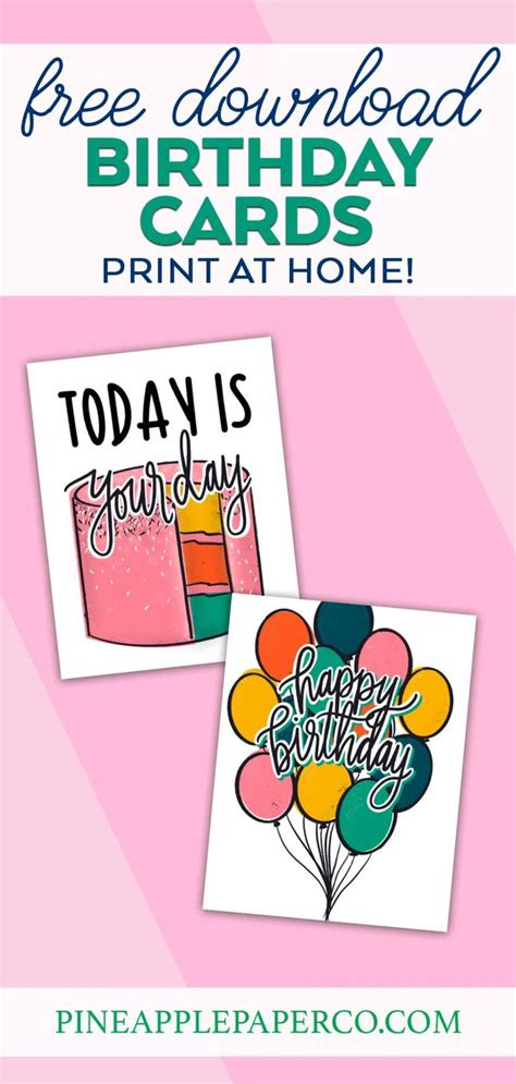  free printable birthday cards free printable birthday cards birthday