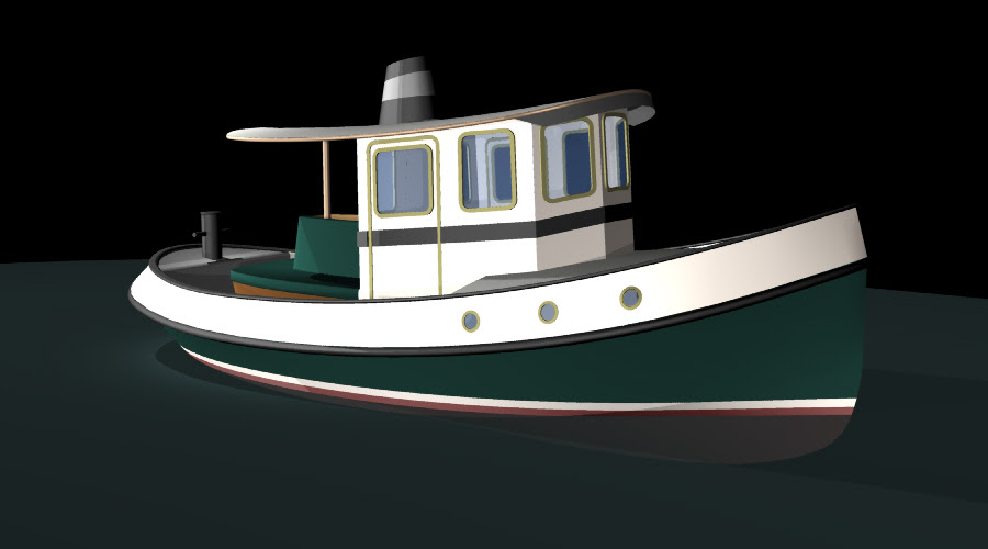 Info Plywood tugboat plans | Arro