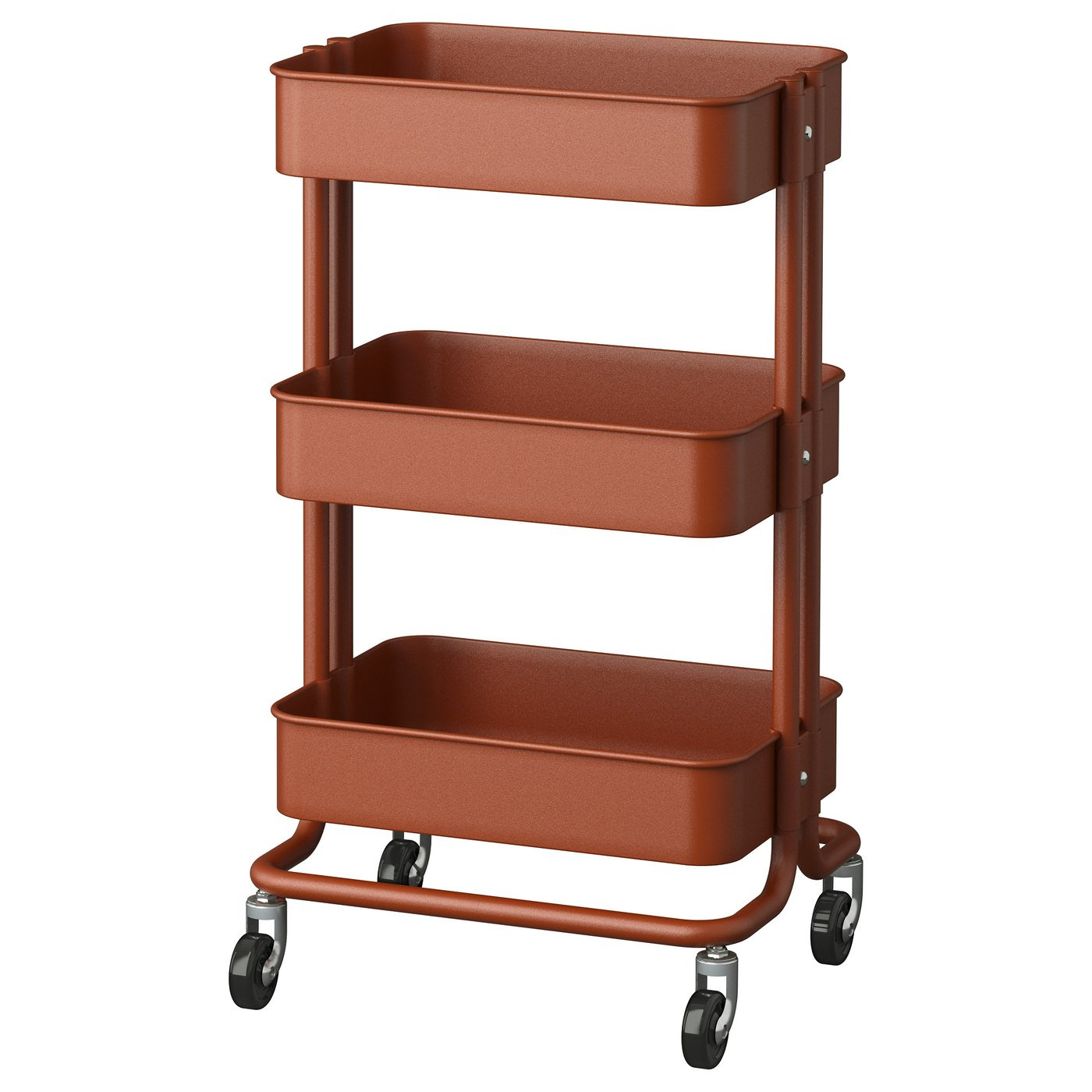 RSKOG Trolley Red Brown 35x45x78 Cm IKEA