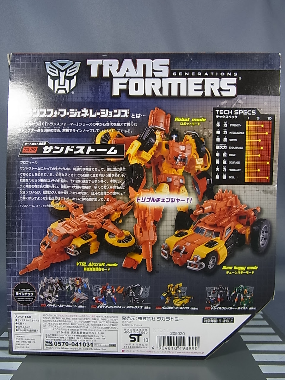 ひげひげな おもちゃの日常 大地に空に 豪快に突っ走る トランスフォーマー Tfジェネレーションズ Tg 29 サンドストーム
