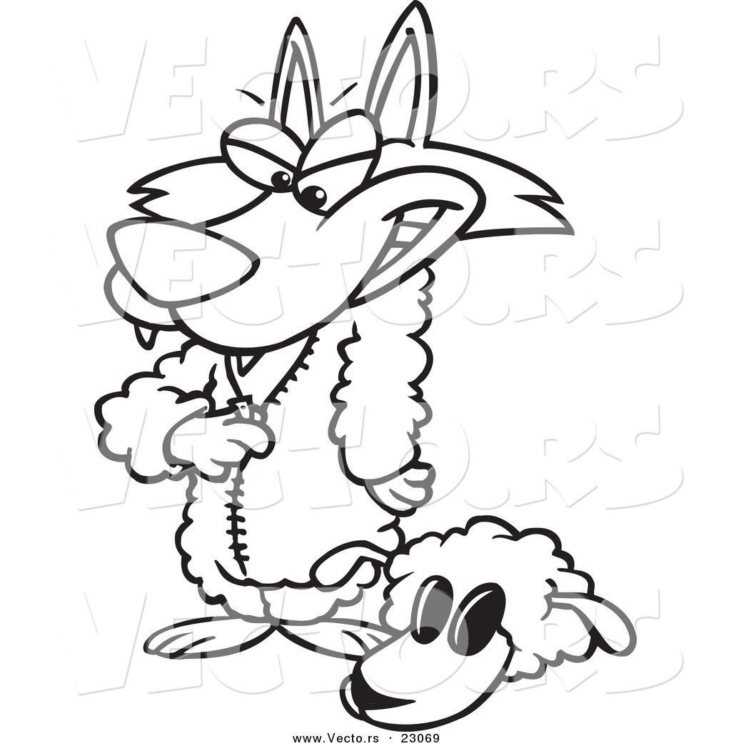 Wolf Cartoon Coloring Pages at GetColorings.com | Free printable