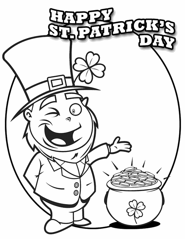 Religious St. Patrick's Coloring Pages / Free Printable St. Patrick's Day Coloring Pages - Oh My ...