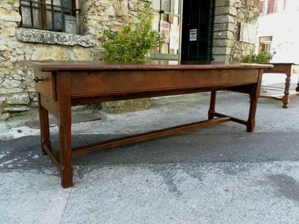 18th Century French Farmhouse Table 98 Inch Length For Sale