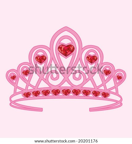 princess crown pictures. stock vector : princess crown