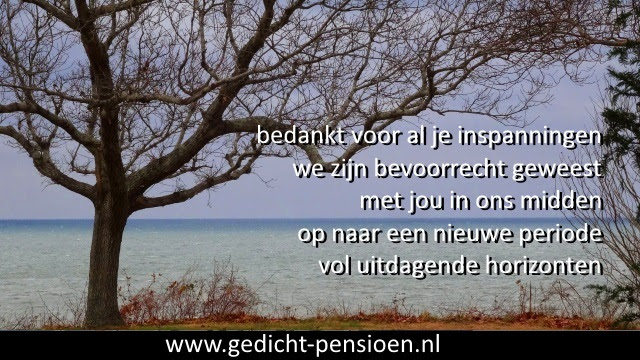 PENSIOEN BEDANKT TEKSTEN en dankwoord bij pensionering