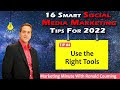 16 Social Media Marketing Tips for 2022, TIP #4 Use the right tools