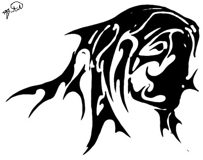It involves my usual 'tribal' design work that forms an object, animal (like It involves my usual 'tribal' design work that forms an object, animal (like