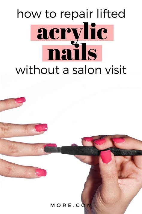 Lifted Nail With Acrylic