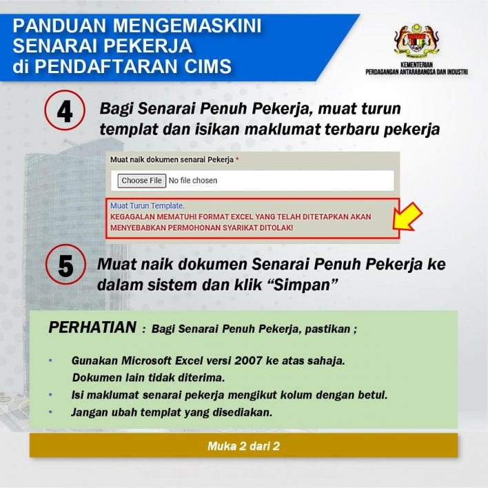 Total Lockdown 1 Jun-14 Jun 2021: Surat CIMS MITI Terbatal Mulai 1 Jun