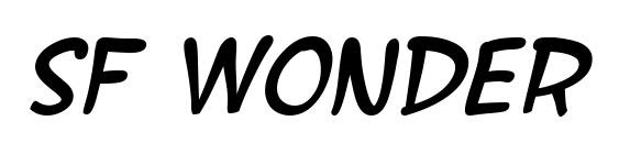 Sf Wonder Comic Bold Font Download Free Legionfonts