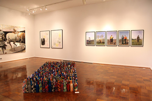 wrestling with the image installation shot