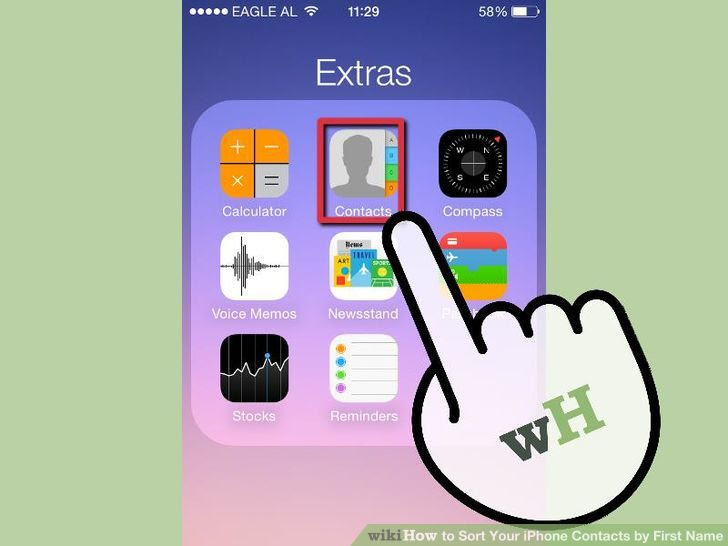 Sort Your iPhone Contacts by First Name Step 6 Version 2.jpg