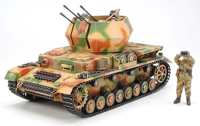 タミヤ 1/35 ドイツIV号対空戦車 ヴィルベルヴィント (35233) 塗料