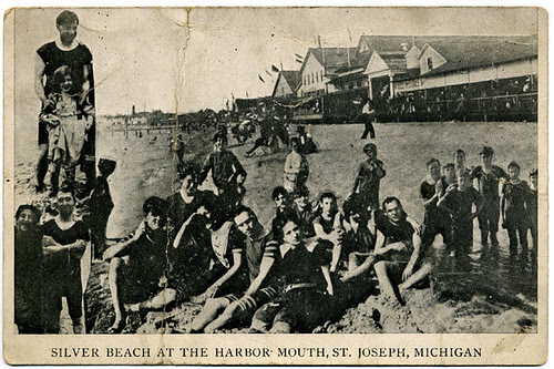 Postcard:  St. Joseph MI beach