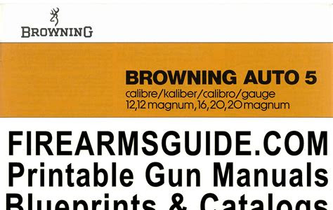 Free Reading browning a 5 shotgun manual Hardcover PDF